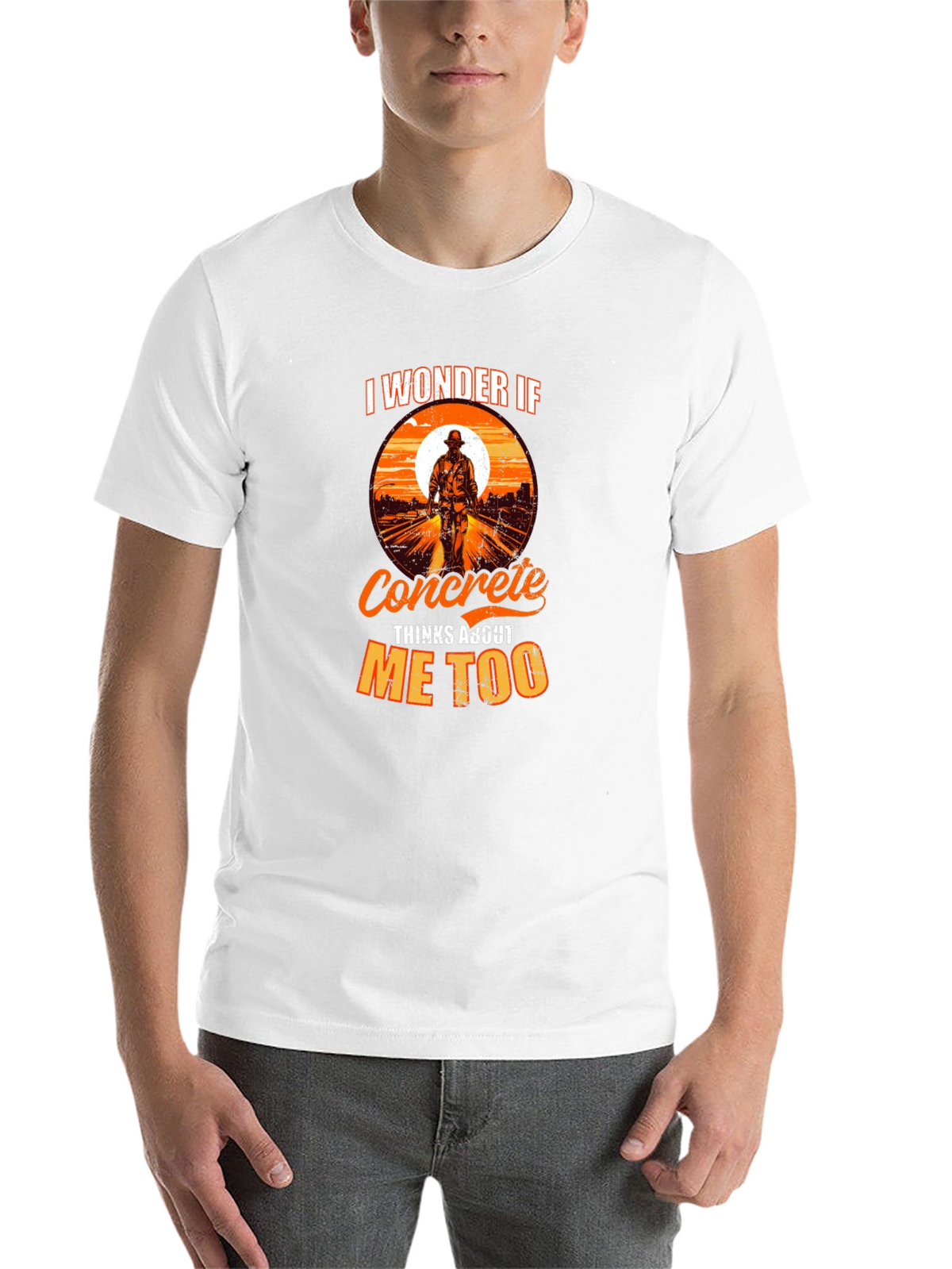 Concrete Worker Graphic T-Shirt