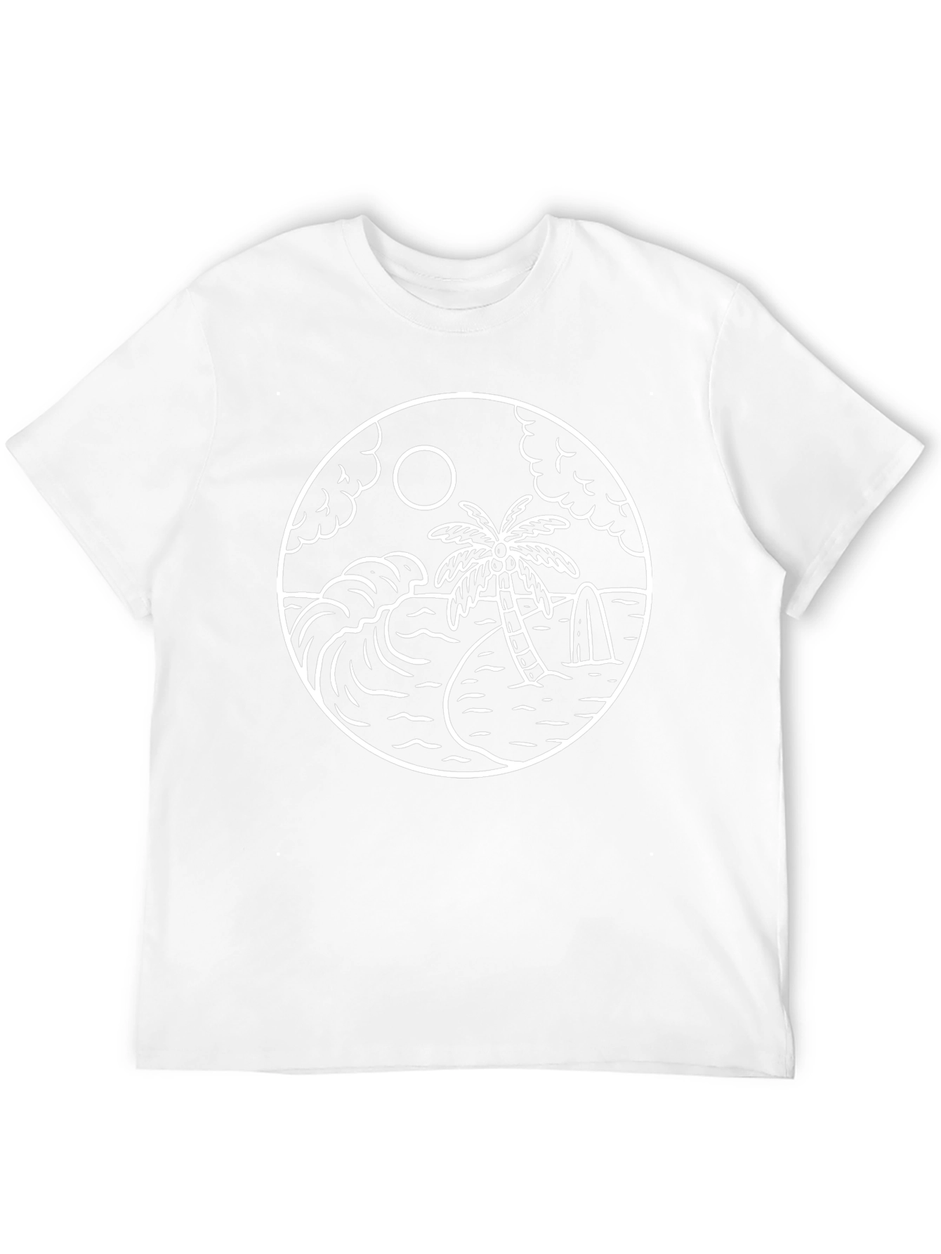 Tropical Paradise Graphic Tee - Black