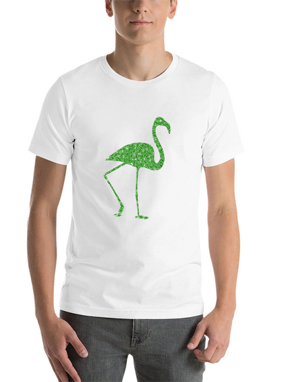 Shamrock Flamingo Black T-Shirt