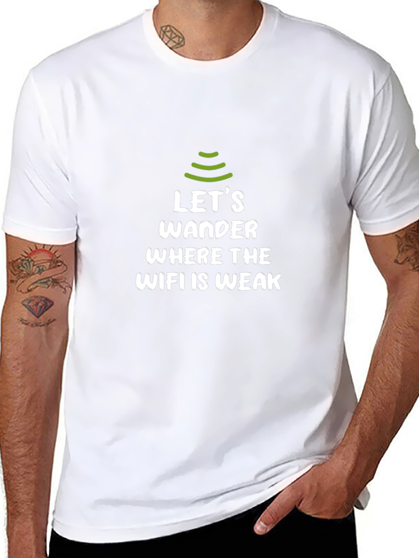 Lets Wander WiFi Weak Zone T-Shirt