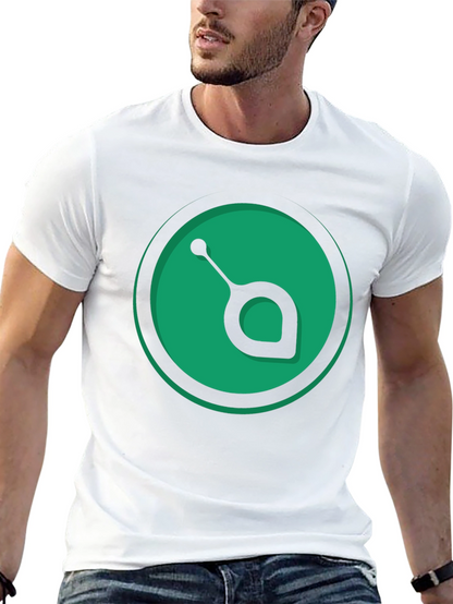 Green Orb Black T-Shirt