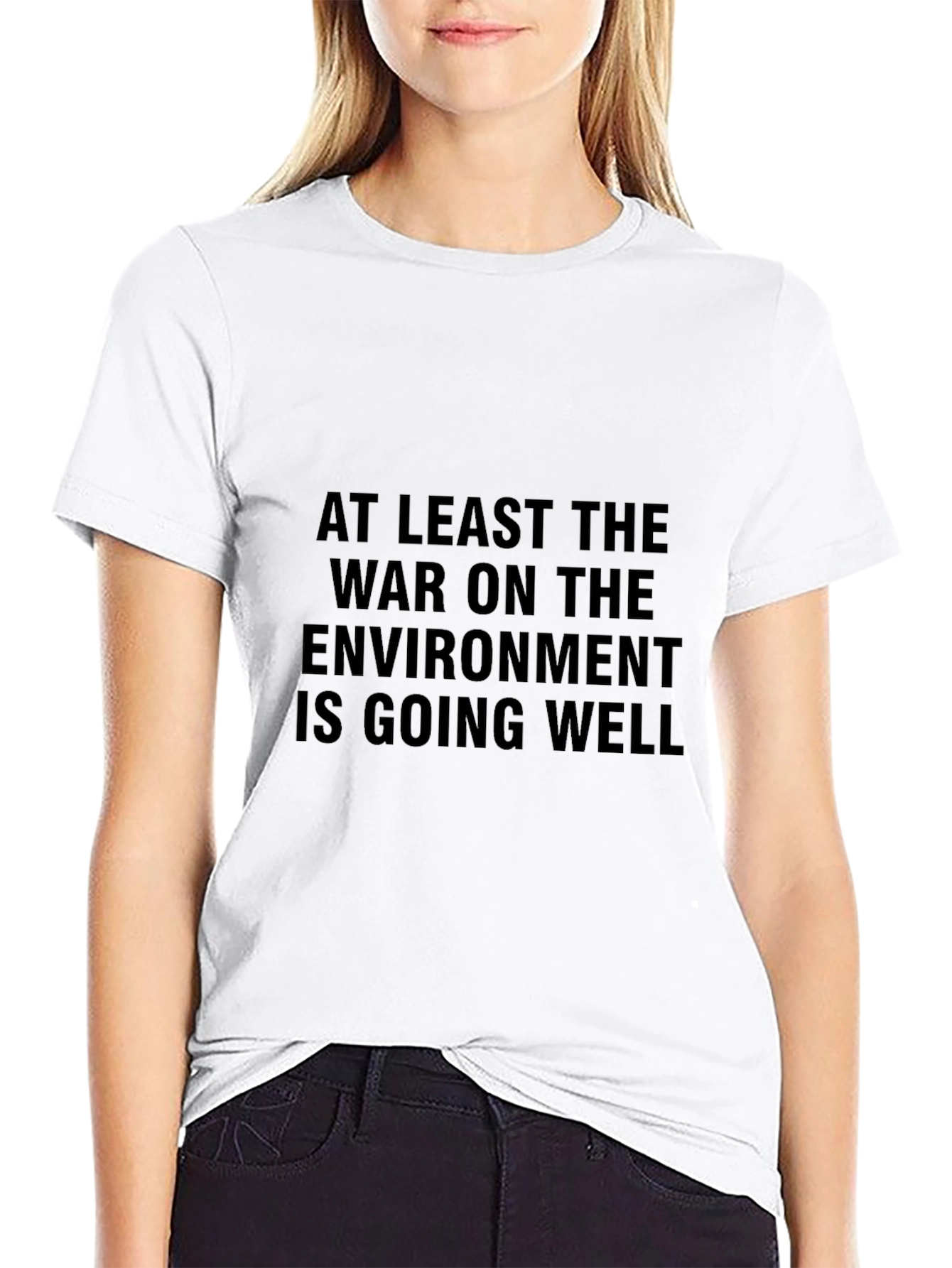 War on Environment Graphic T-Shirt - Eco-Friendly Message