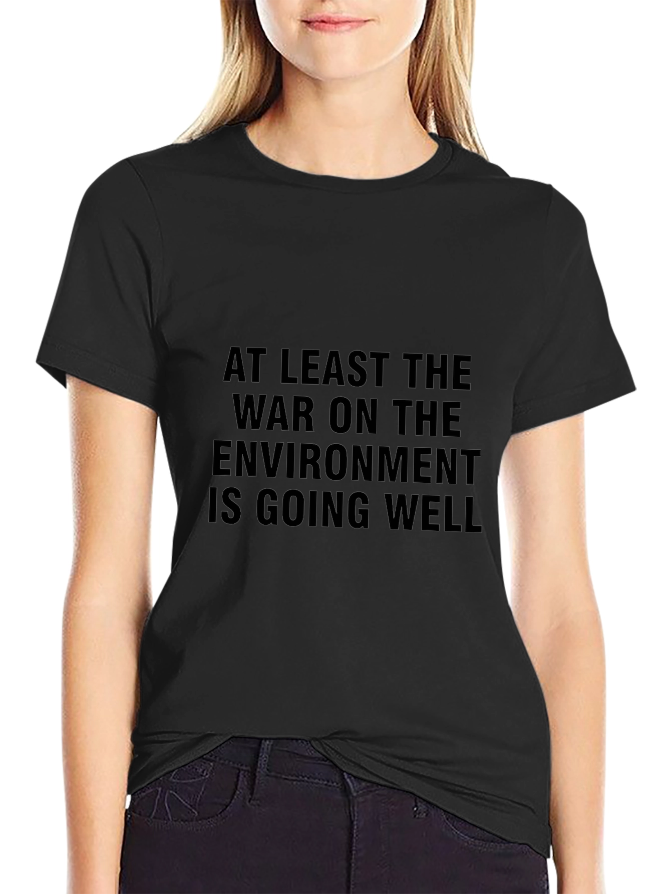 War on Environment Graphic T-Shirt - Eco-Friendly Message