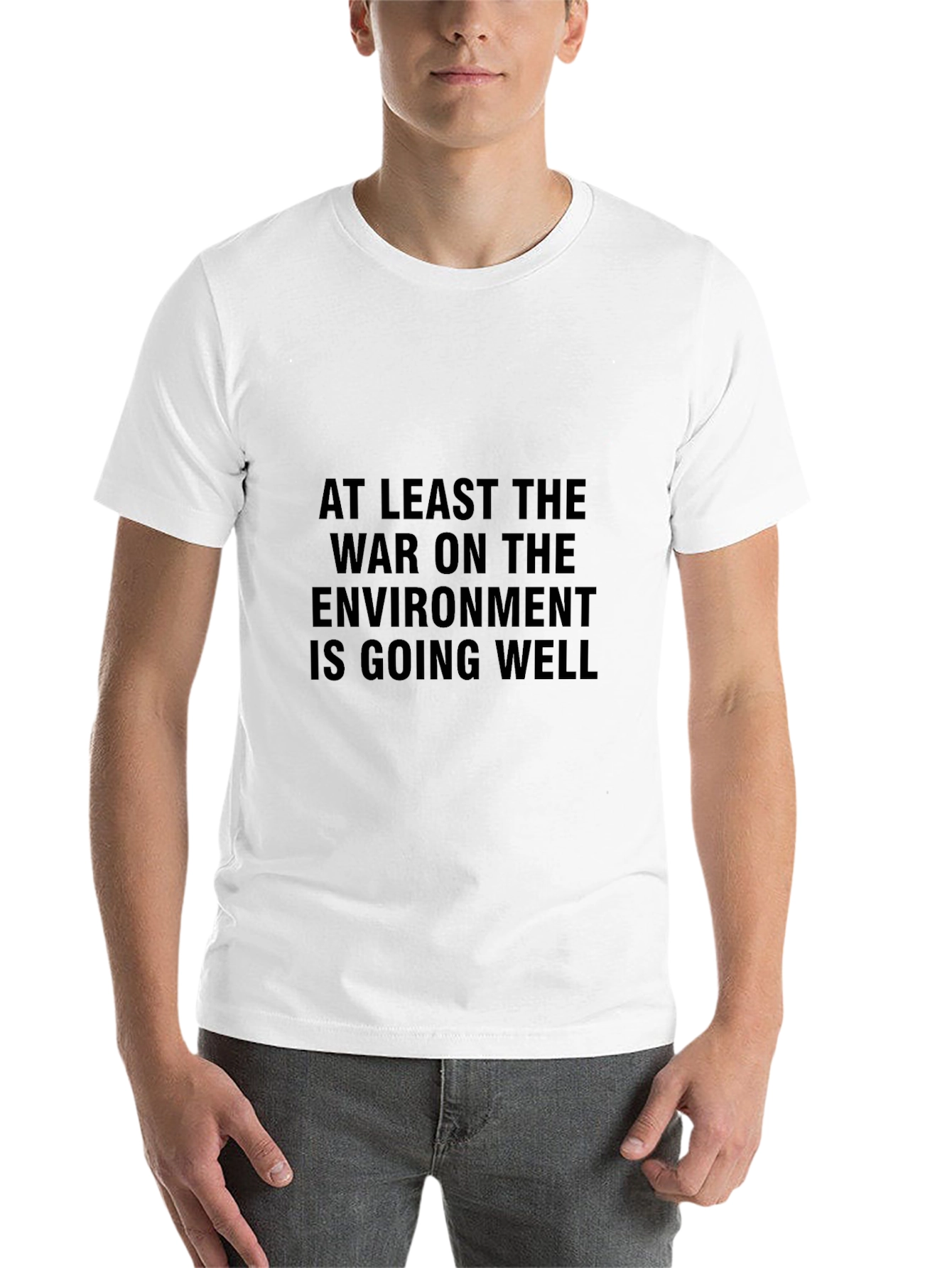 War on Environment Graphic T-Shirt - Eco-Friendly Message