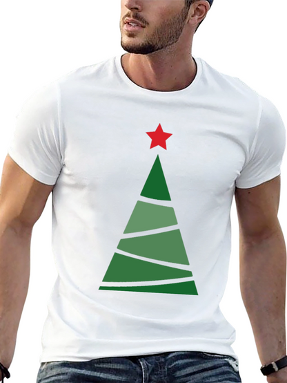 Christmas Tree Graphic Tee - Holiday Style