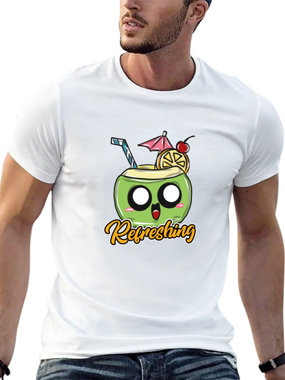 Refreshing Coconut Black T-Shirt