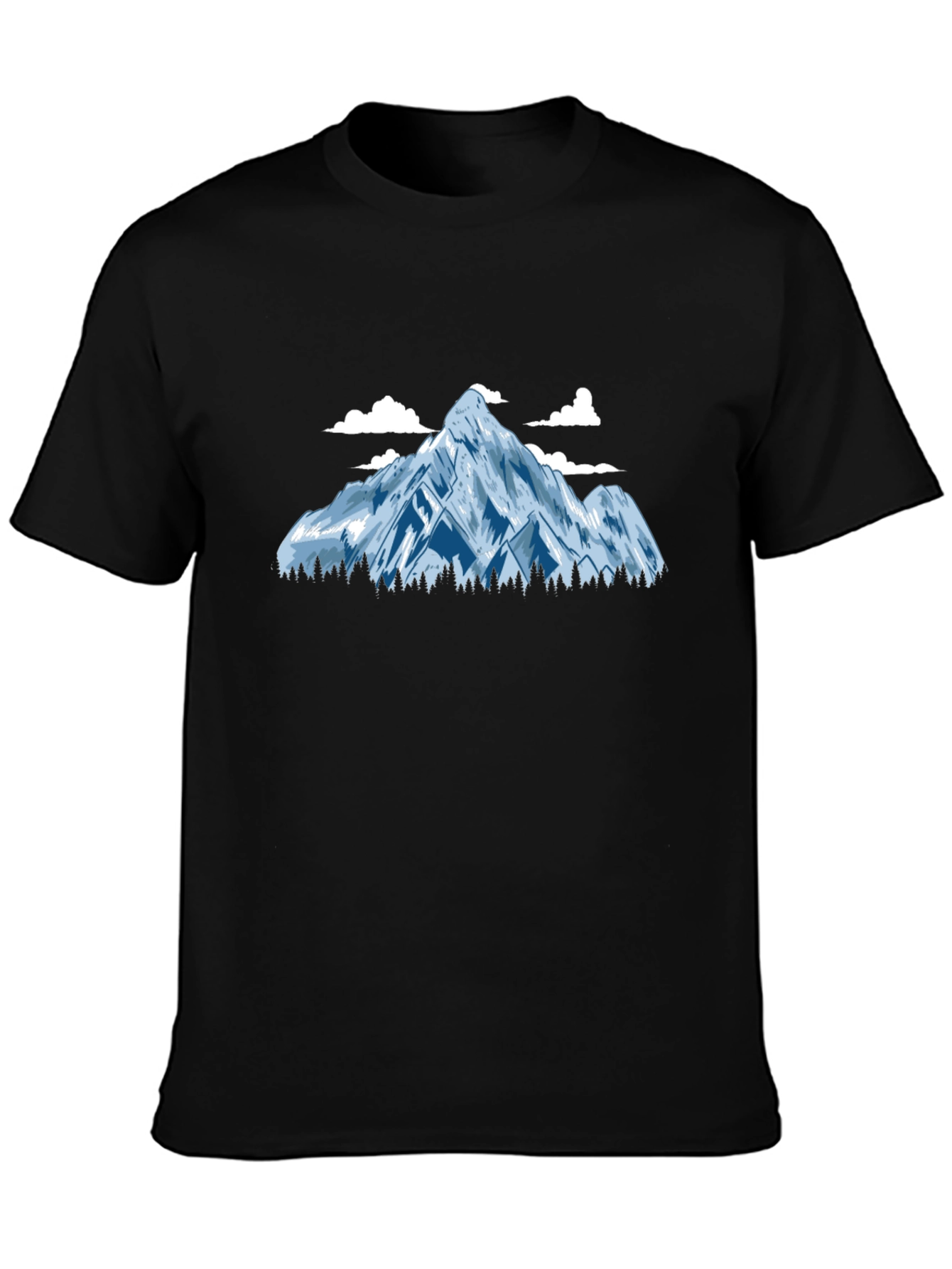 Mountain Graphic Tee - Black