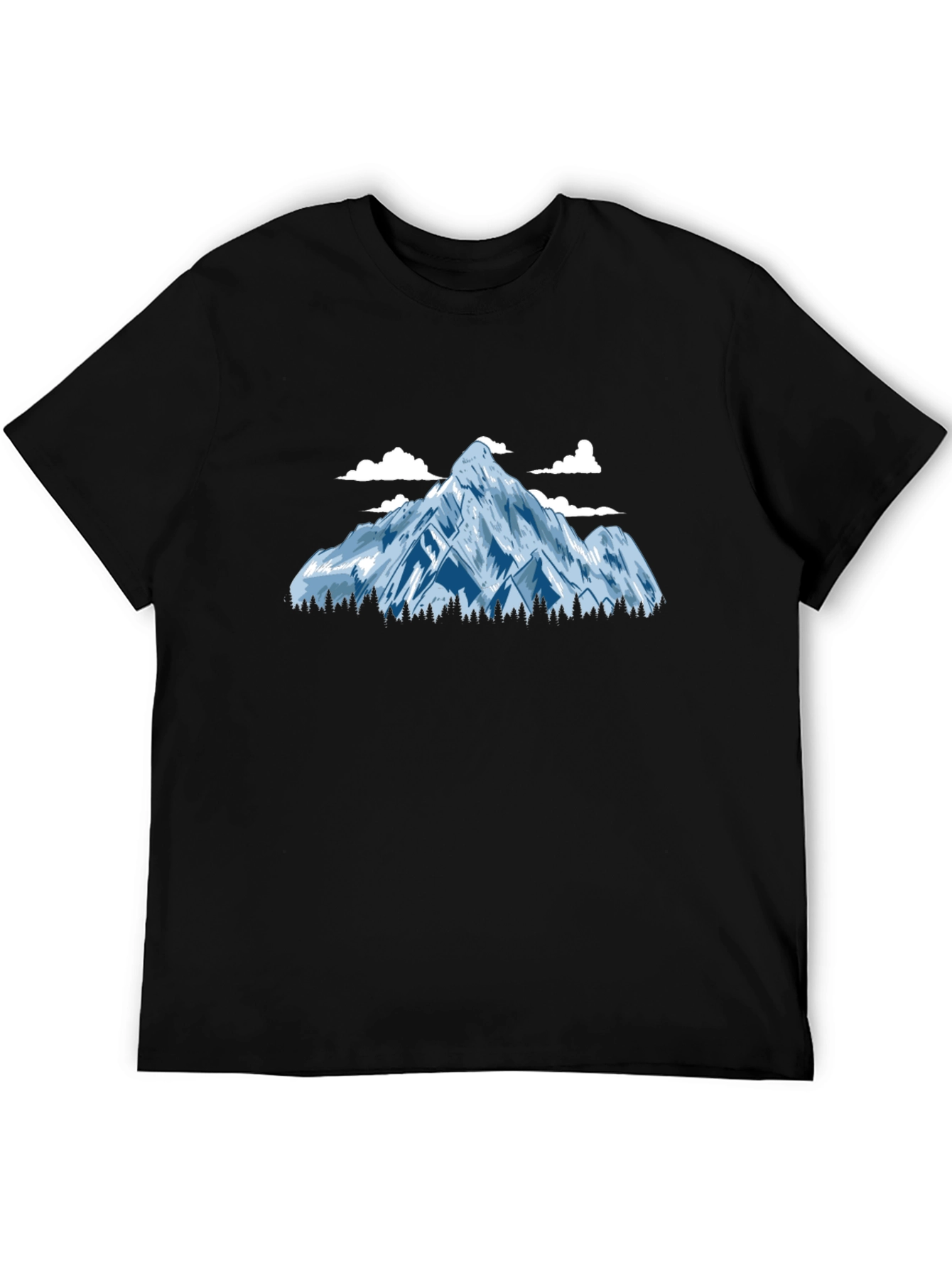 Mountain Graphic Tee - Black