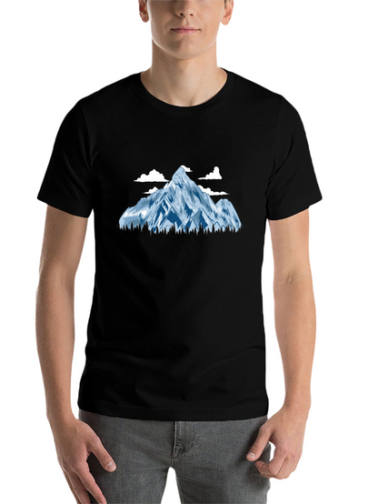 Mountain Graphic Tee - Black