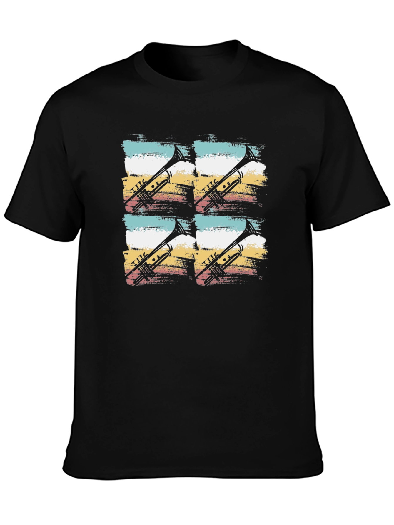 Trumpet Retro T-Shirt | Unique Band Tee