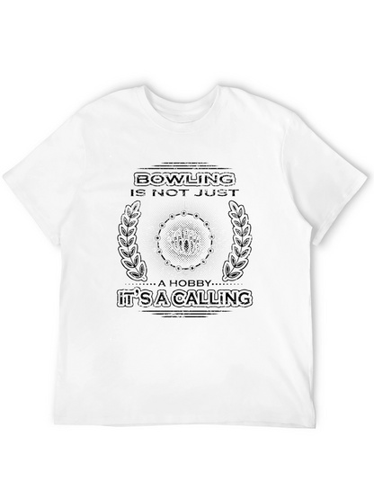 Bowling Calling Black Graphic Tee