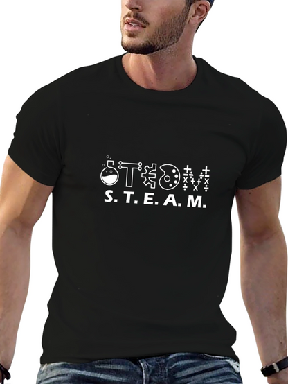 STEAM Graphic T-Shirt - Science Technology Engineering Art Math