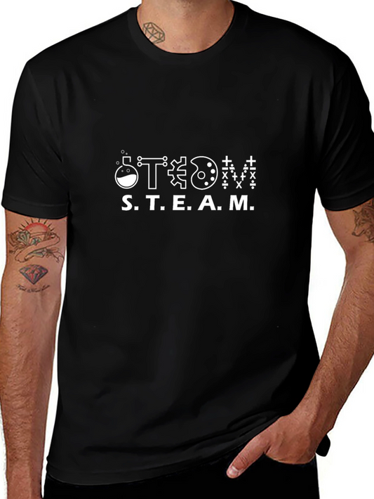 STEAM Graphic T-Shirt - Science Technology Engineering Art Math