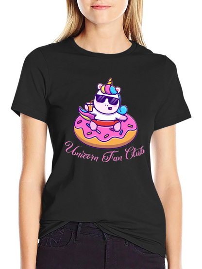 Unicorn Fan Club Donut T-Shirt