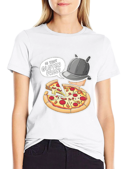 Gluten Free Pizza Detective Graphic T-Shirt