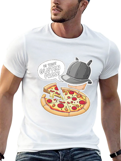 Gluten Free Pizza Detective Graphic T-Shirt