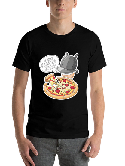 Gluten Free Pizza Detective Graphic T-Shirt