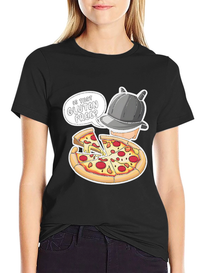 Gluten Free Pizza Detective Graphic T-Shirt