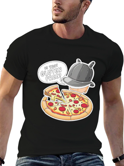 Gluten Free Pizza Detective Graphic T-Shirt