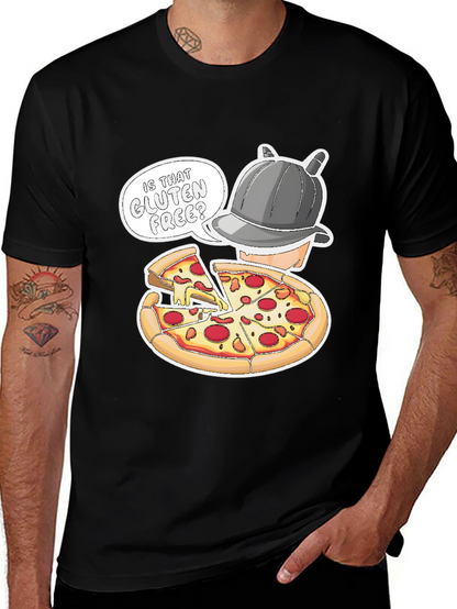 Gluten Free Pizza Detective Graphic T-Shirt