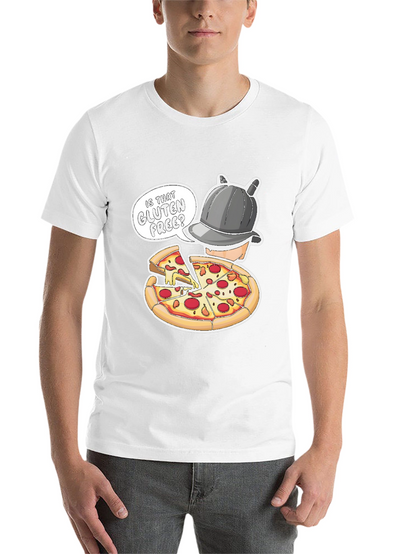 Gluten Free Pizza Detective Graphic T-Shirt