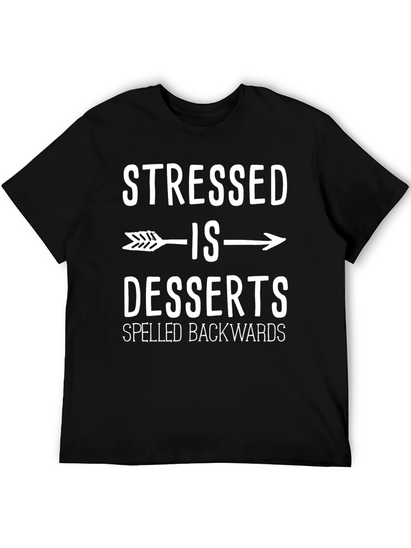 Stressed is Desserts Backwards Graphic Tee