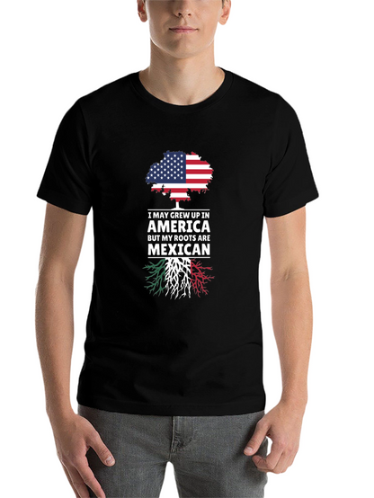 American Grown Mexican Roots T-Shirt