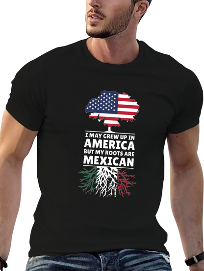 American Grown Mexican Roots T-Shirt