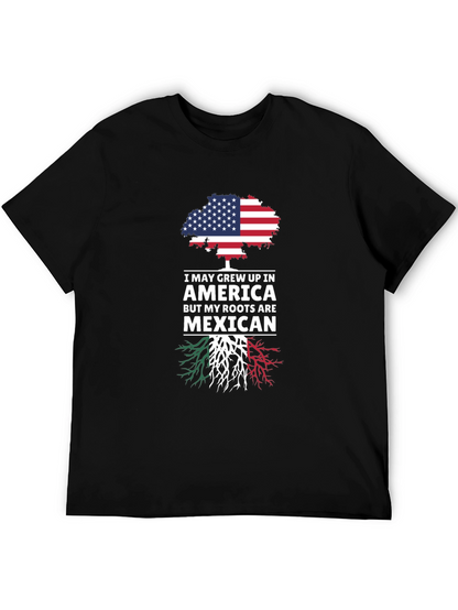 American Grown Mexican Roots T-Shirt