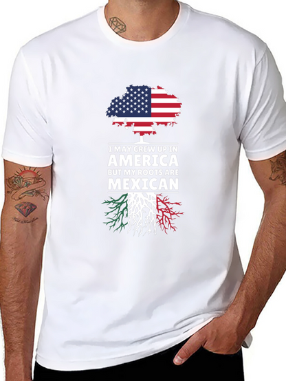 American Grown Mexican Roots T-Shirt