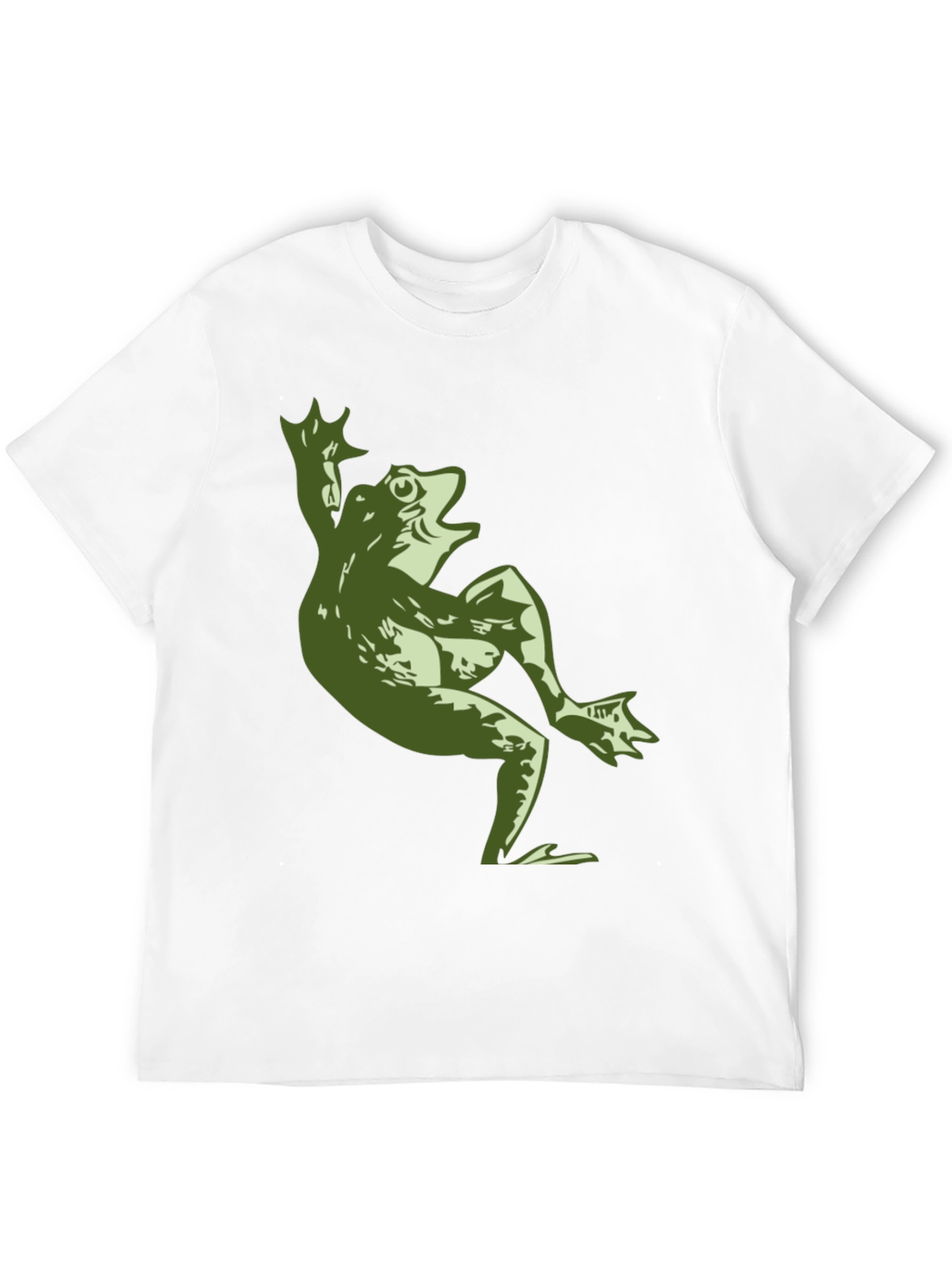 Funny Frog Graphic T-Shirt - Mens Black Tee