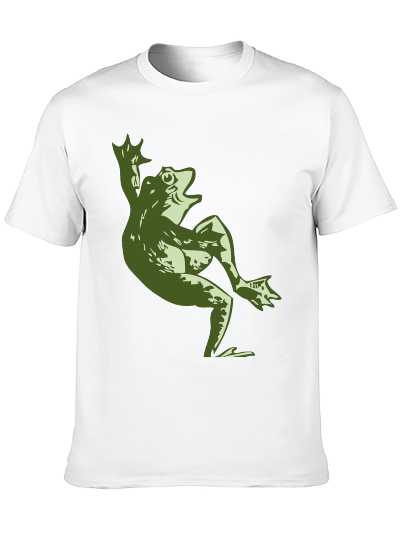Funny Frog Graphic T-Shirt - Mens Black Tee