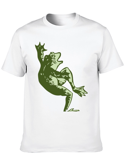 Funny Frog Graphic T-Shirt - Mens Black Tee