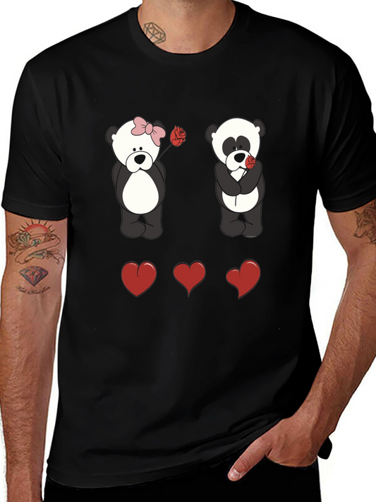 Panda Love Graphic T-Shirt