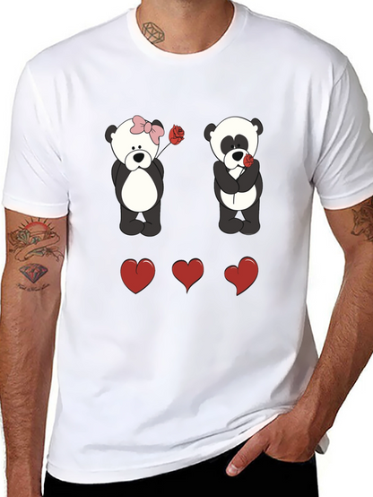 Panda Love Graphic T-Shirt