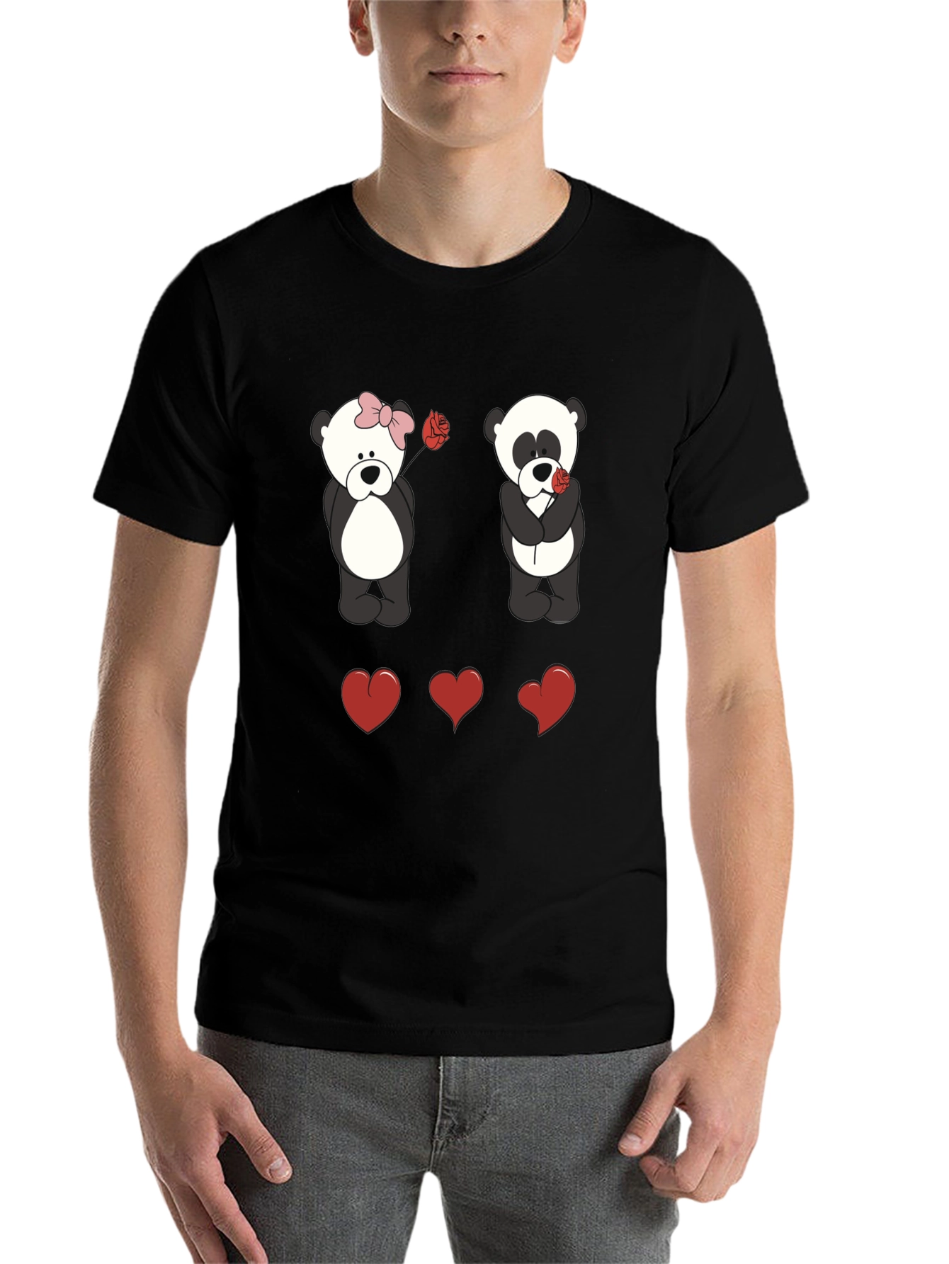 Panda Love Graphic T-Shirt