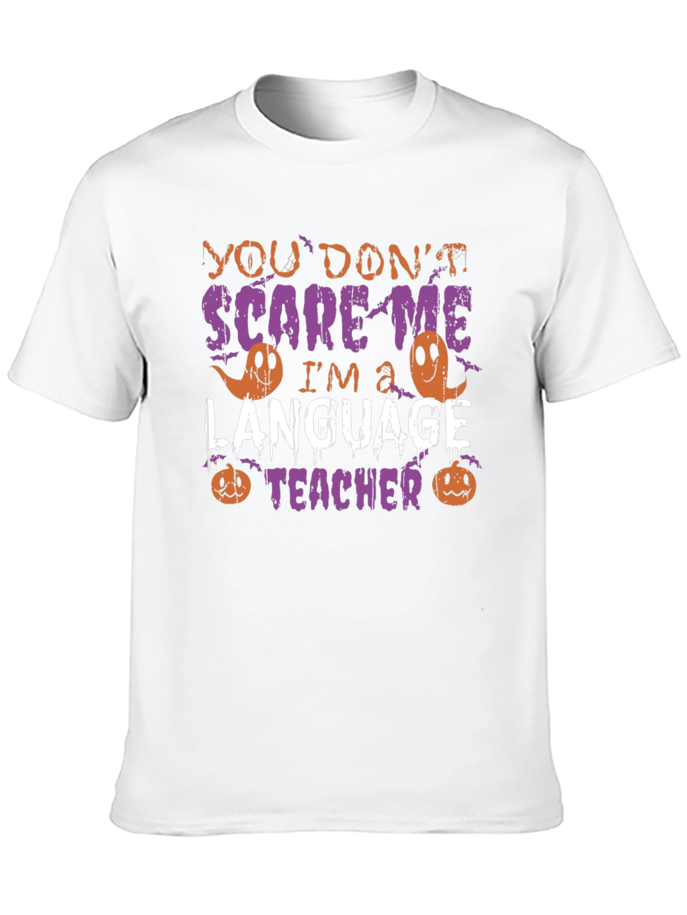 Funny Halloween Language Teacher T-Shirt