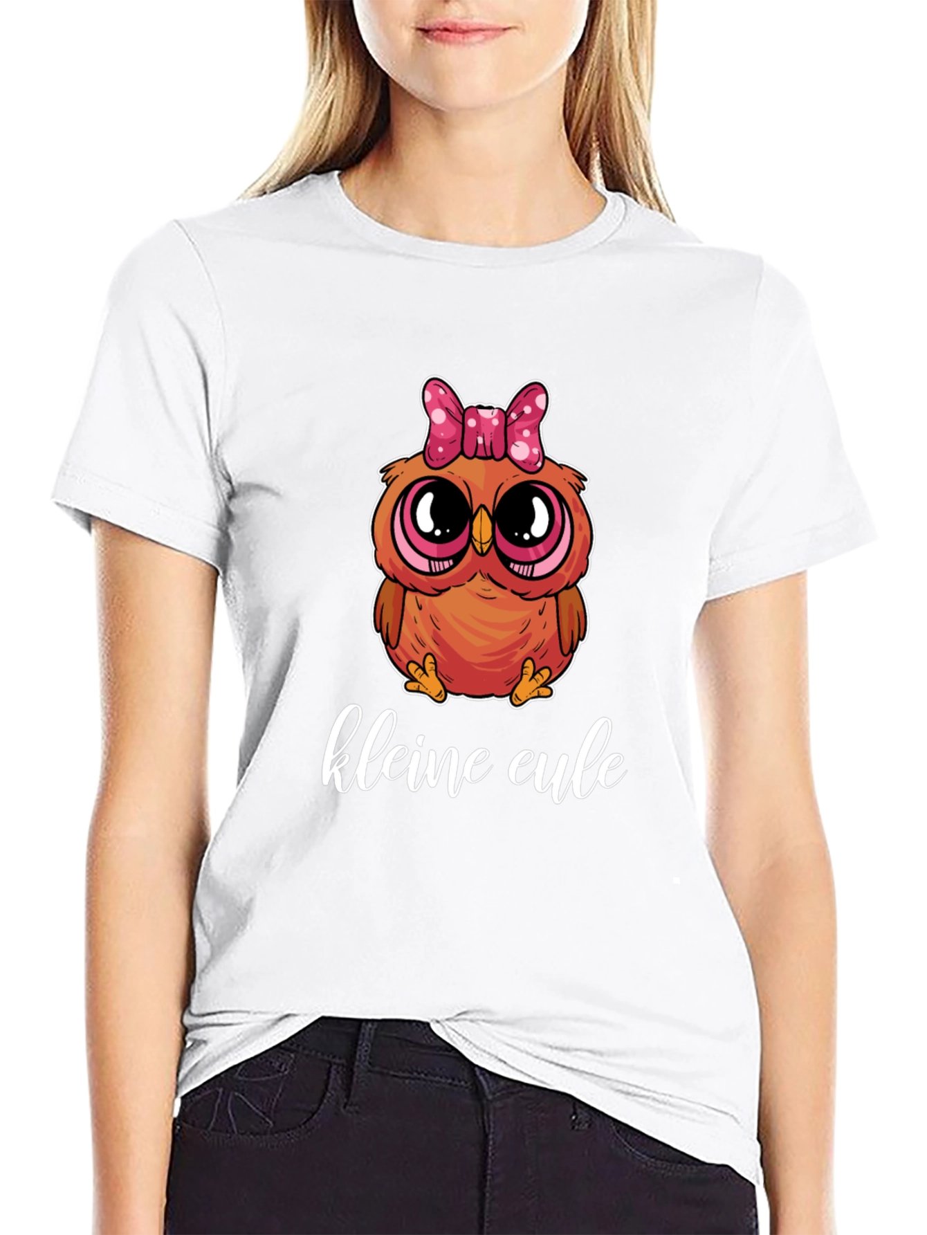 Cute Owl T-Shirt - Kleine Eule Design