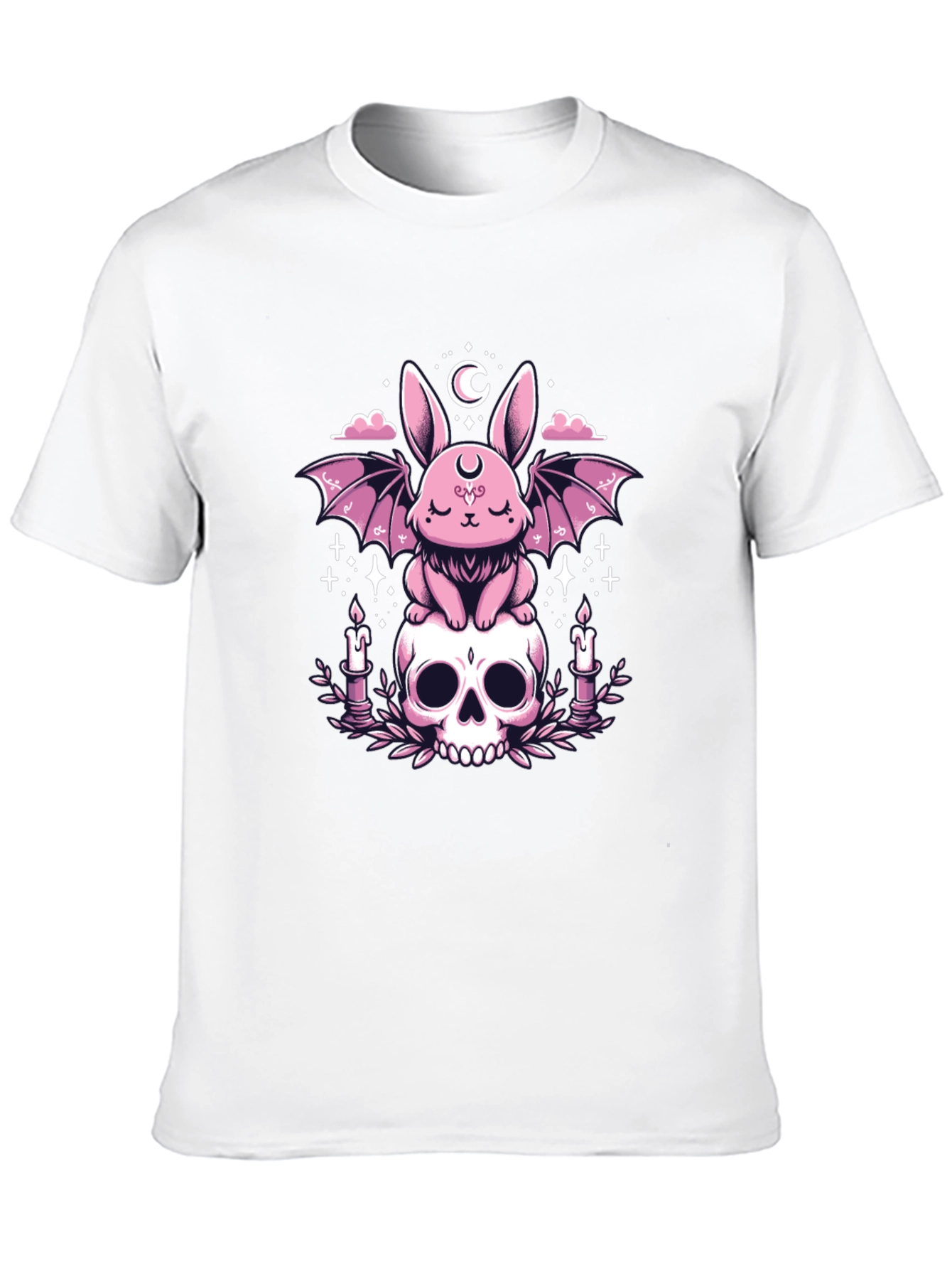 Gothic Bunny Skull T-Shirt