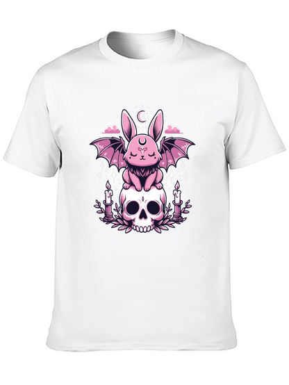 Gothic Bunny Skull T-Shirt