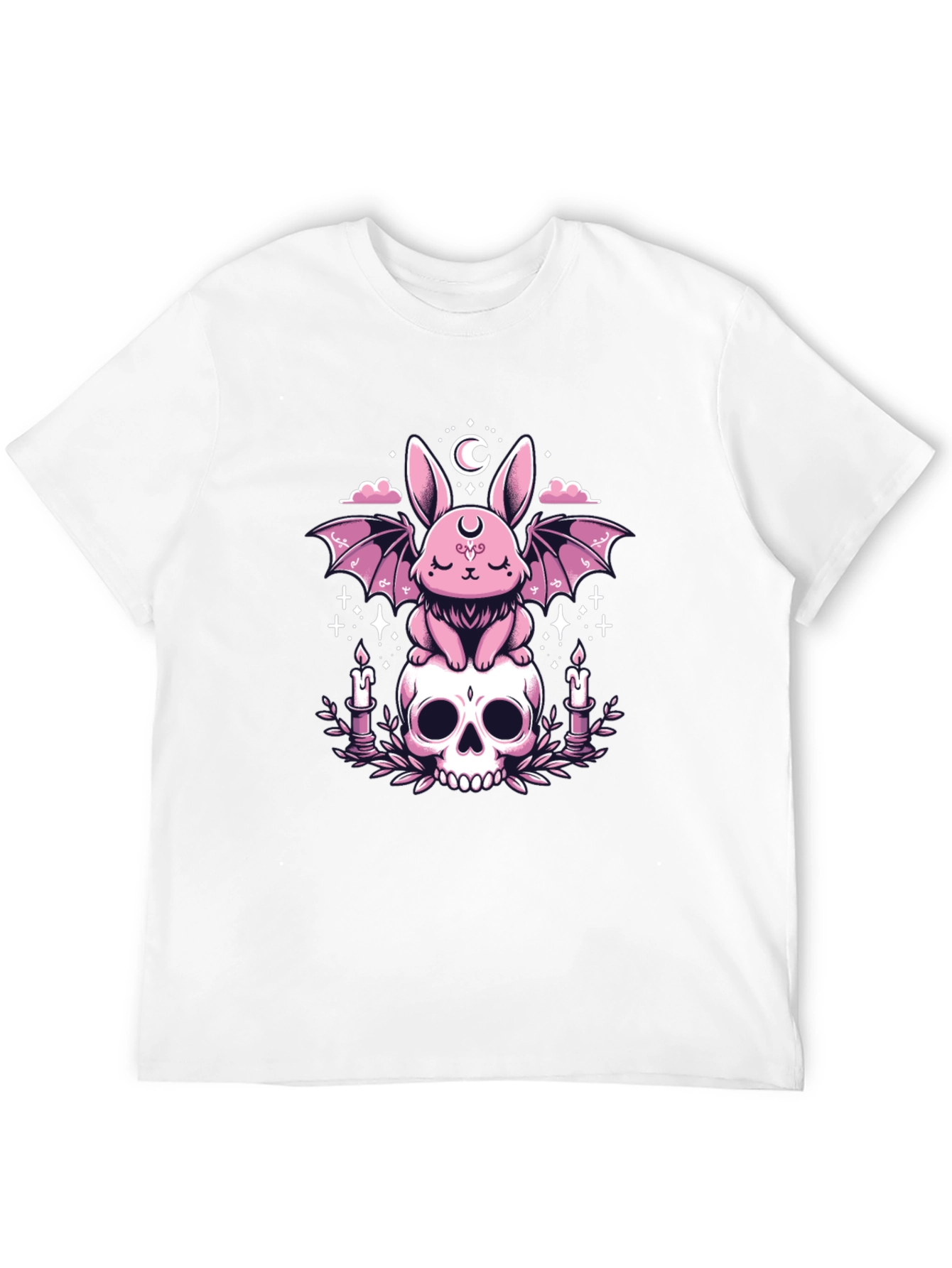 Gothic Bunny Skull T-Shirt