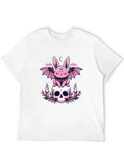 Gothic Bunny Skull T-Shirt
