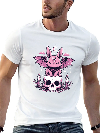 Gothic Bunny Skull T-Shirt