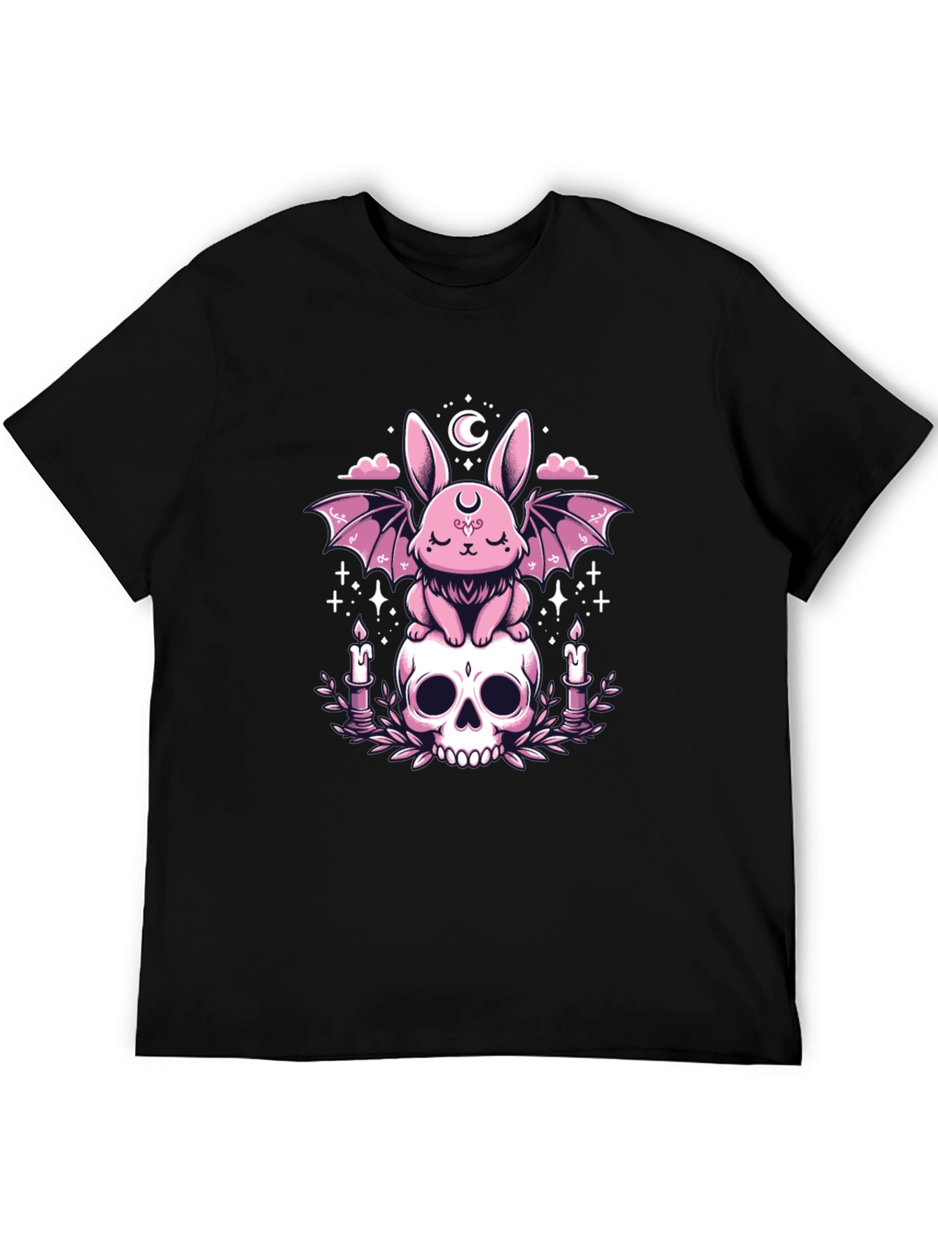 Gothic Bunny Skull T-Shirt