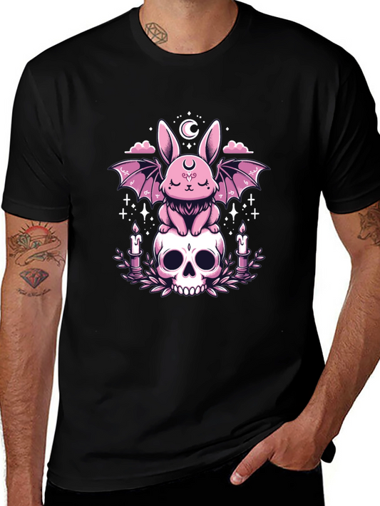 Gothic Bunny Skull T-Shirt