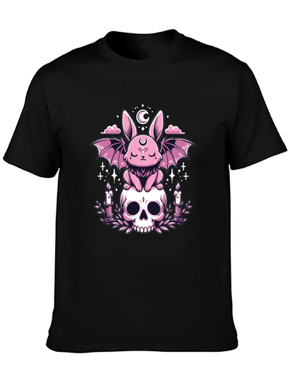 Gothic Bunny Skull T-Shirt