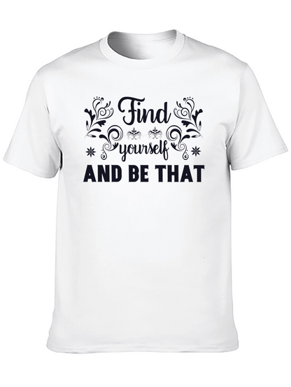 Mens Graphic Print Short Sleeve T-Shirt