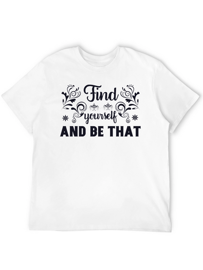 Mens Graphic Print Short Sleeve T-Shirt