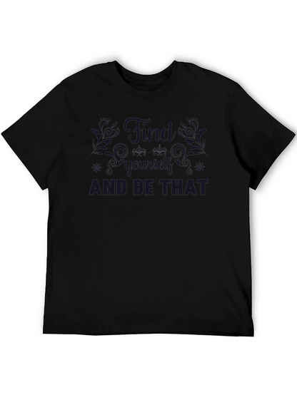Mens Graphic Print Short Sleeve T-Shirt