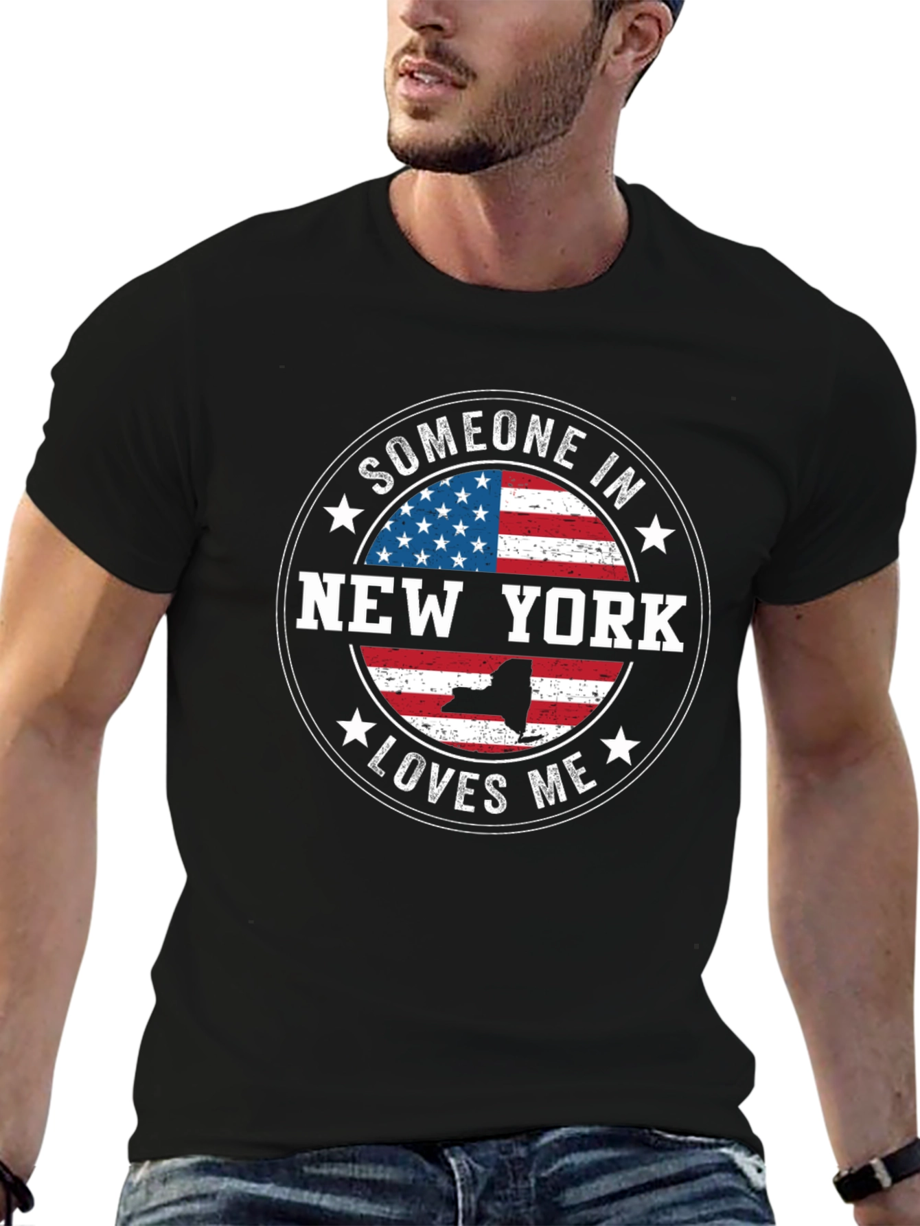 New York USA Flag T-Shirt
